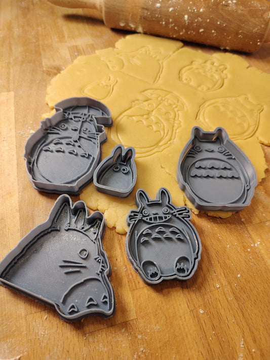 Lot de 5 emporte pièces Totoro, Ghibli, studio Ghibli, mon voisin Totoro, Miyazaki. Susuwatari