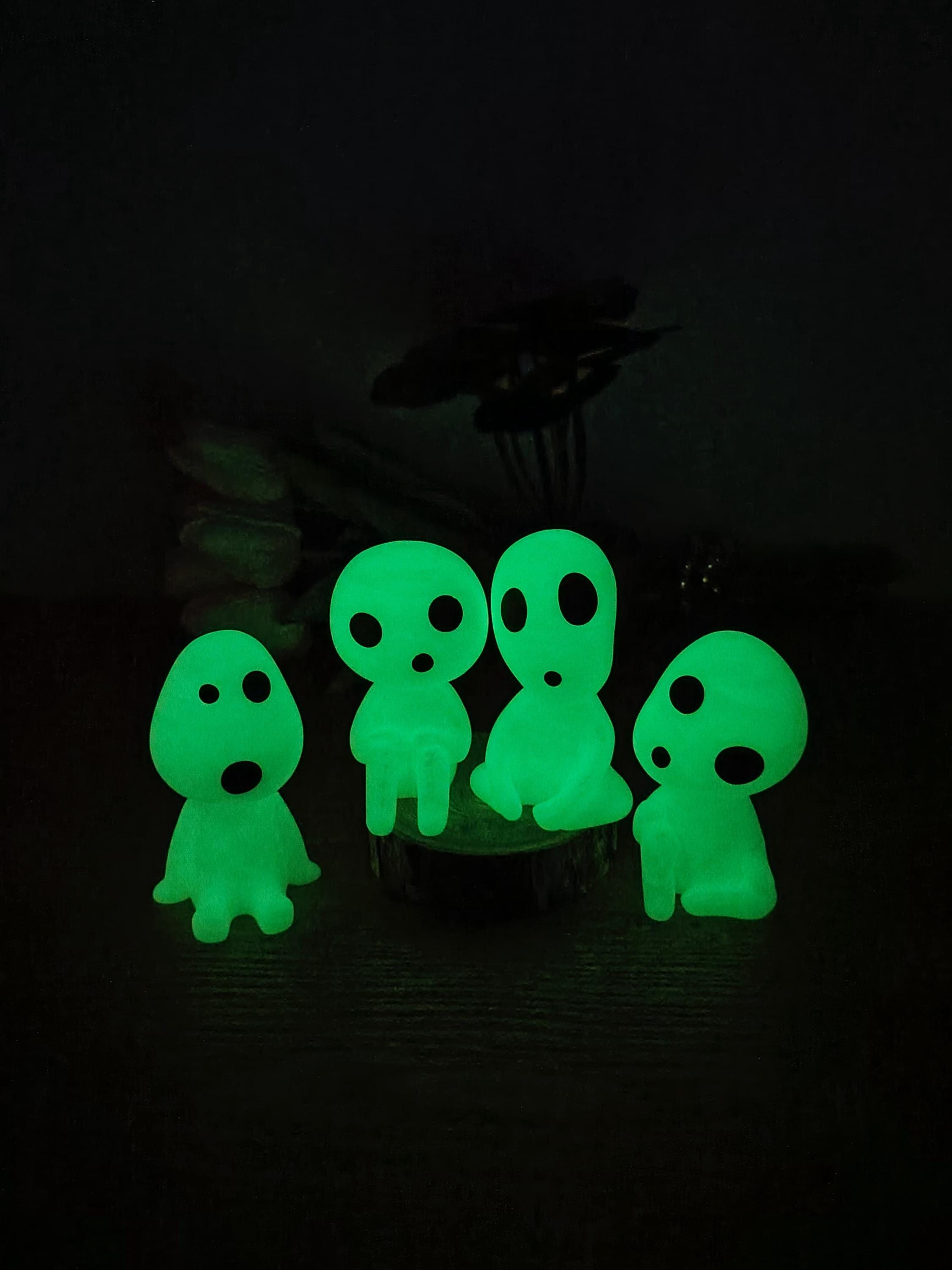 Kodama phosphorescents : la magie de Mononoké dans votre déco