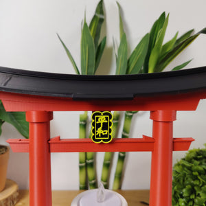 Lot porte torii & bougeoir Susuwatari Ghibli