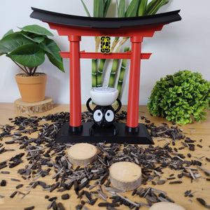 Lot porte torii & bougeoir Susuwatari Ghibli