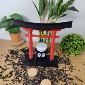 Lot porte torii & bougeoir Susuwatari Ghibli