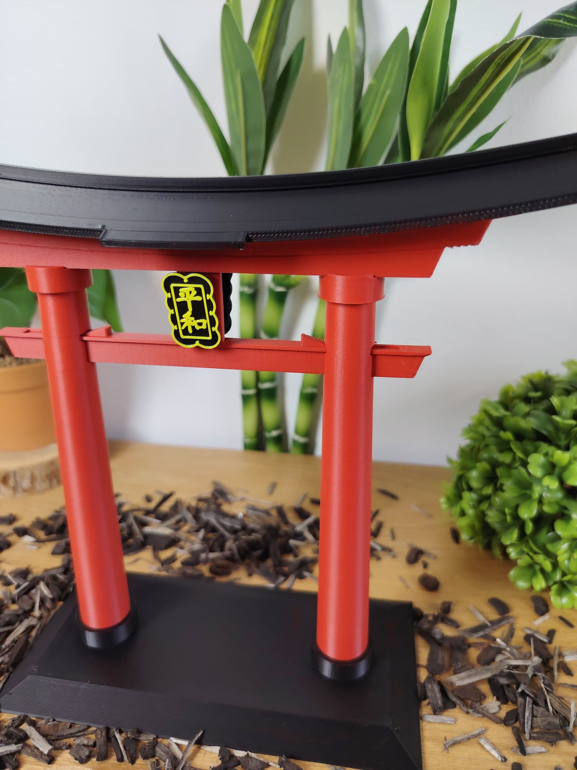 ⛩️ Porte Torii Japonaise Décorative – Environ 20 cm – Style Ghibli & Japon