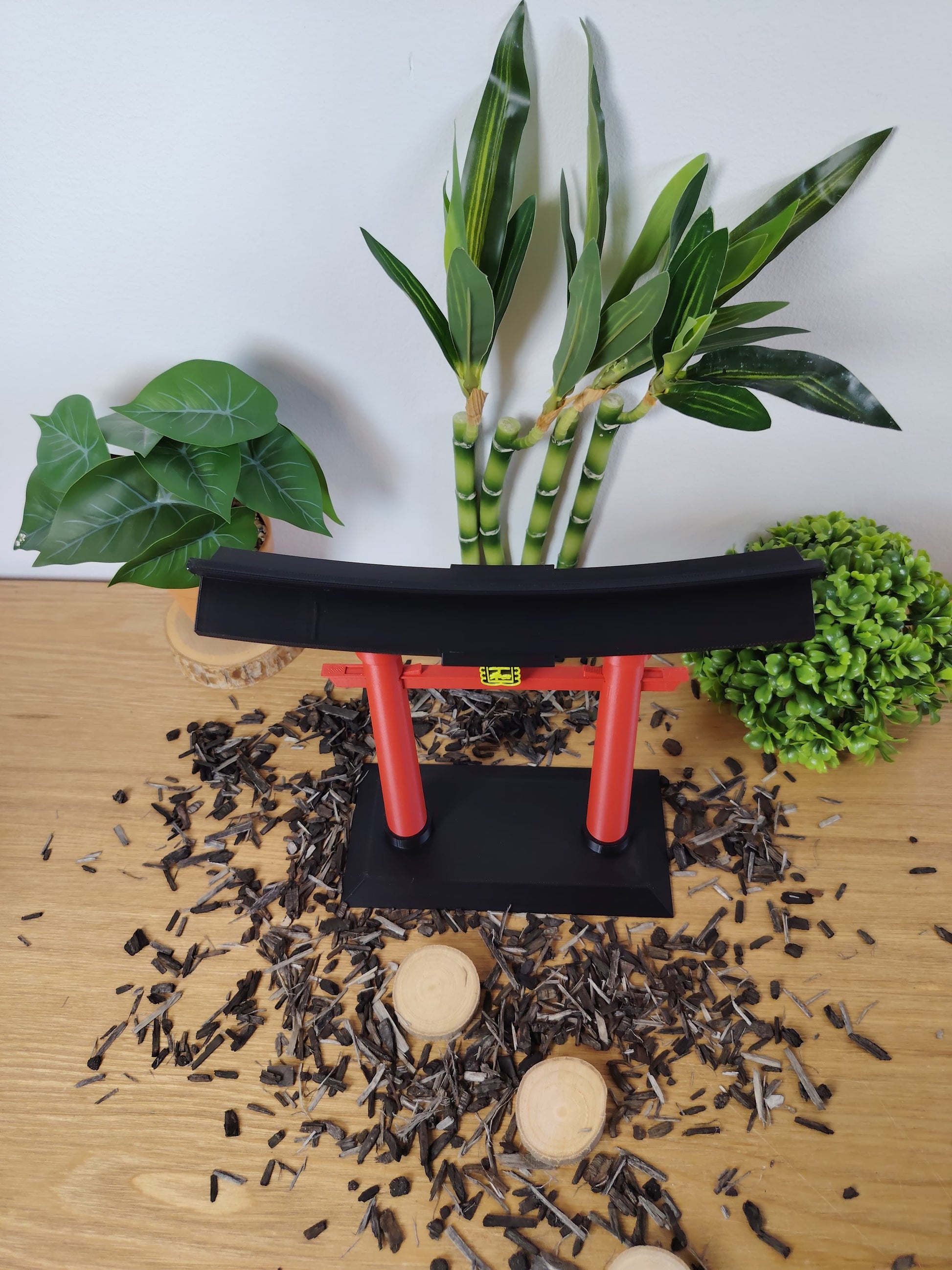 ⛩️ Porte Torii Japonaise Décorative – Environ 20 cm – Style Ghibli & Japon