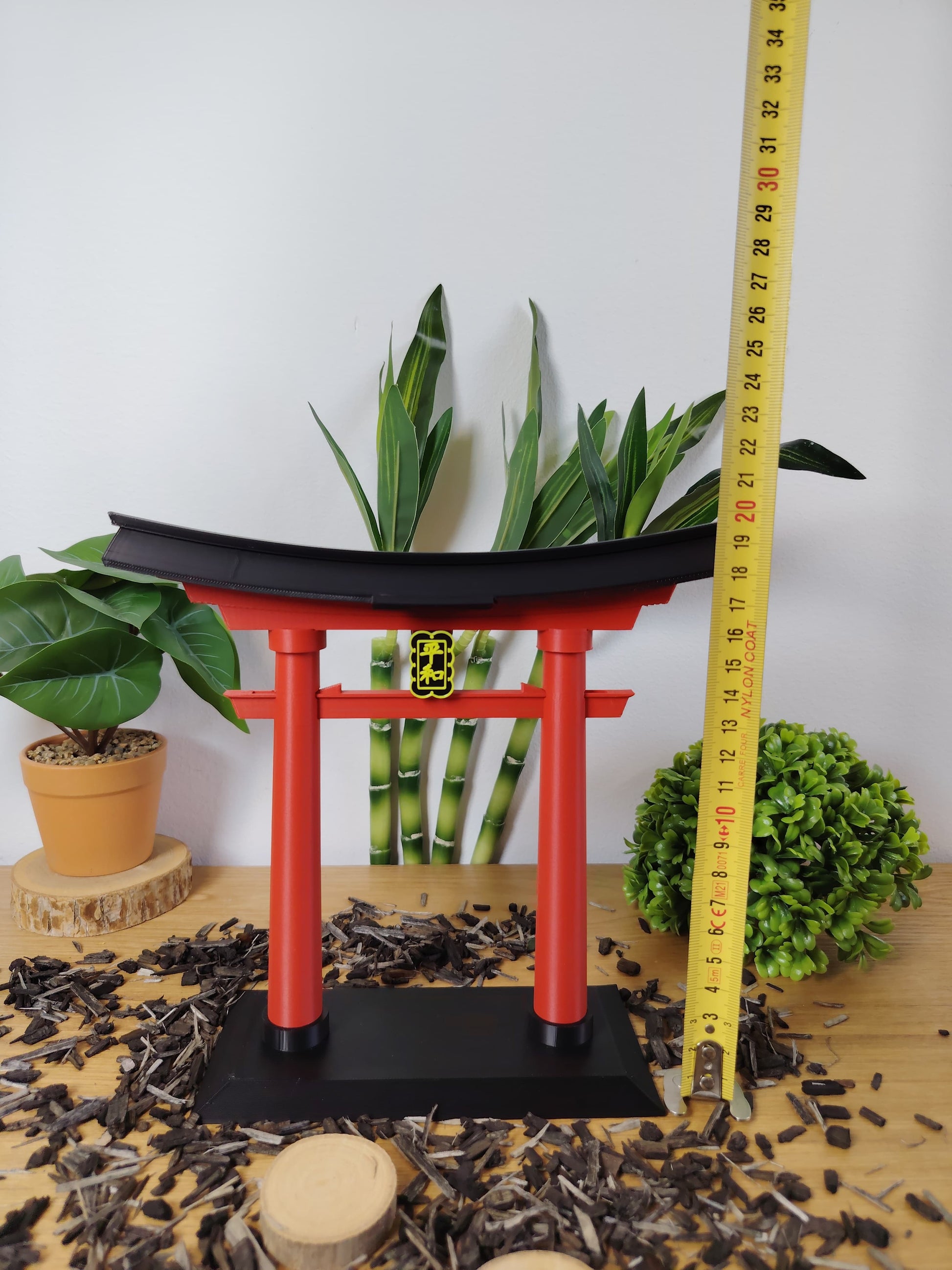 ⛩️ Porte Torii Japonaise Décorative – Environ 20 cm – Style Ghibli & Japon