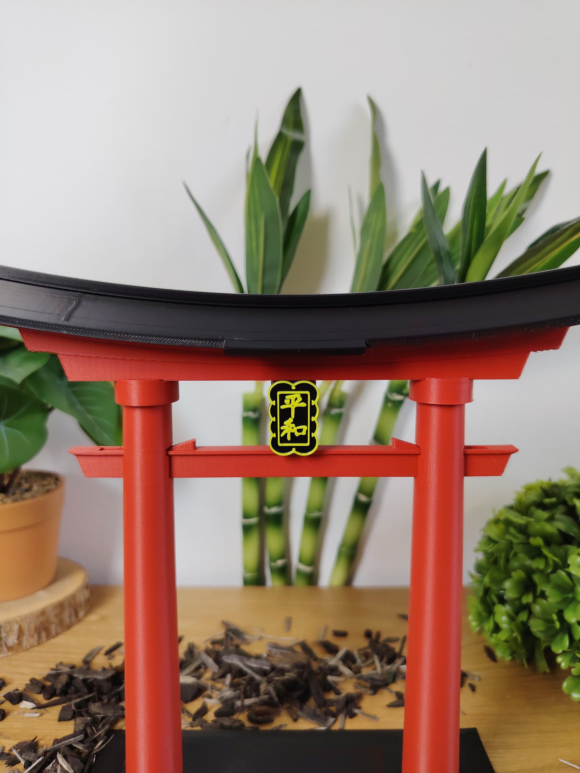 ⛩️ Porte Torii Japonaise Décorative – Environ 20 cm – Style Ghibli & Japon