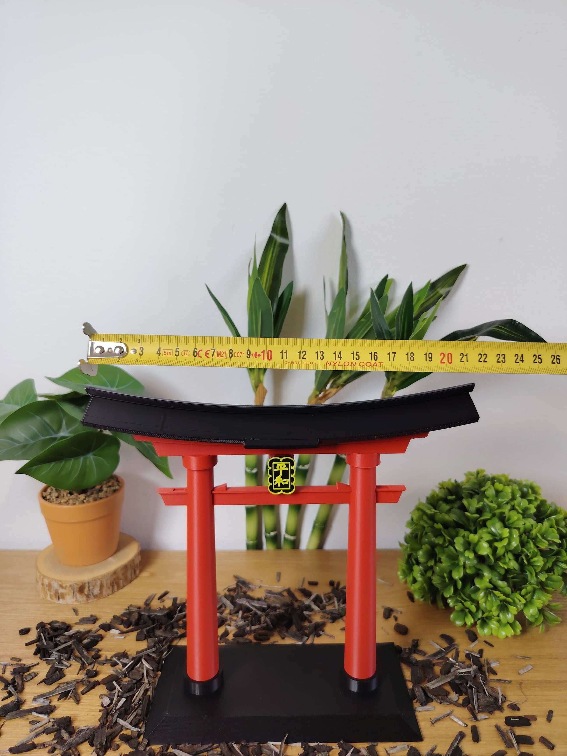 ⛩️ Porte Torii Japonaise Décorative – Environ 20 cm – Style Ghibli & Japon