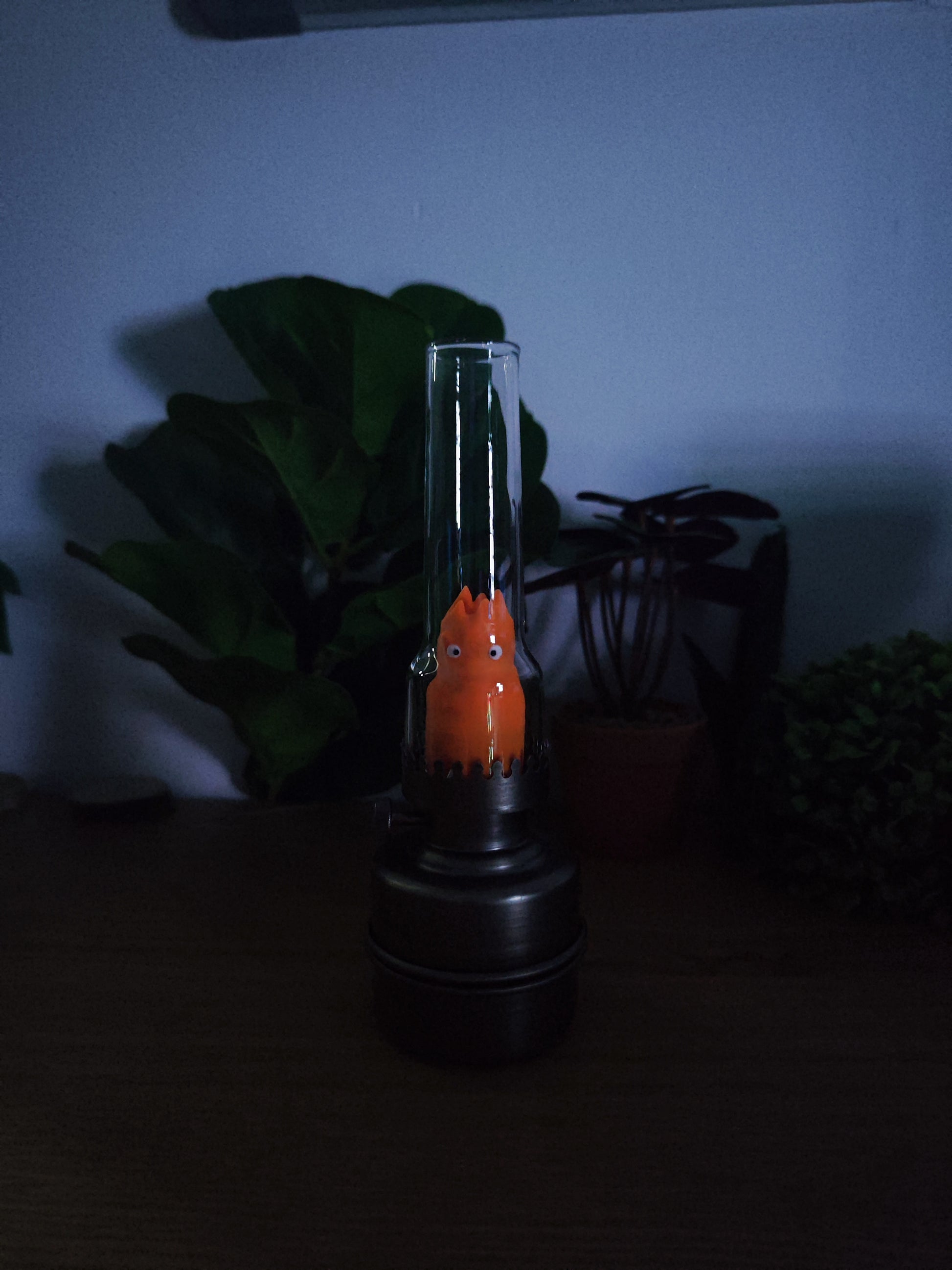 🔥 Lampe Calcifer Ghibli – Décoration Japonaise Anime – Base IKEA Premium ✨