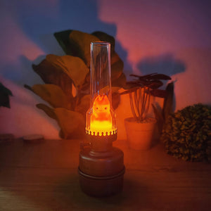 🔥 Lampe Calcifer Ghibli – Décoration Japonaise Anime – Base IKEA Premium ✨
