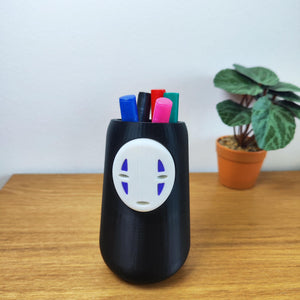 Vase Studio Ghibli, pot de fleur, no face ghibli, cadeau original, art, vase, vase décoration, kodama
