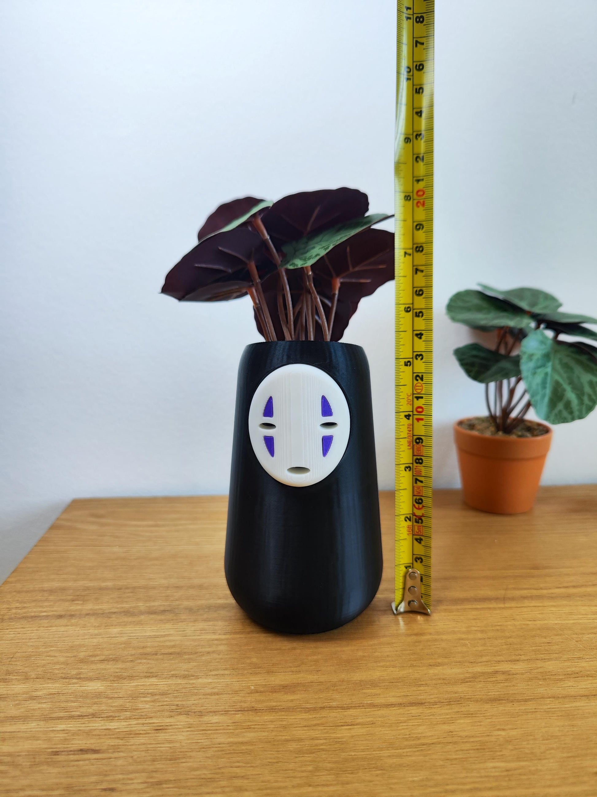 Vase Studio Ghibli, pot de fleur, no face ghibli, cadeau original, art, vase, vase décoration, kodama