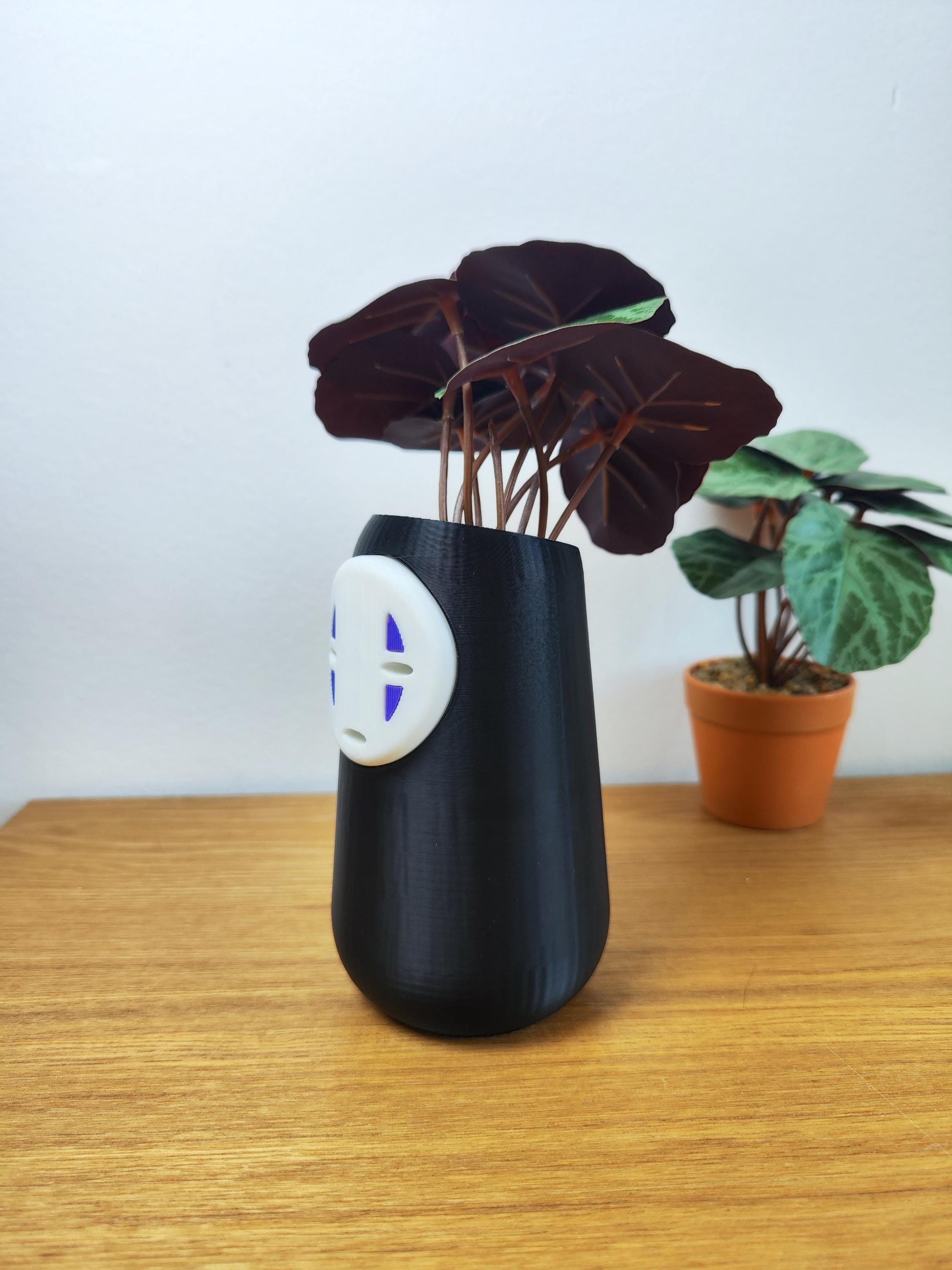 Vase Studio Ghibli, pot de fleur, no face ghibli, cadeau original, art, vase, vase décoration, kodama