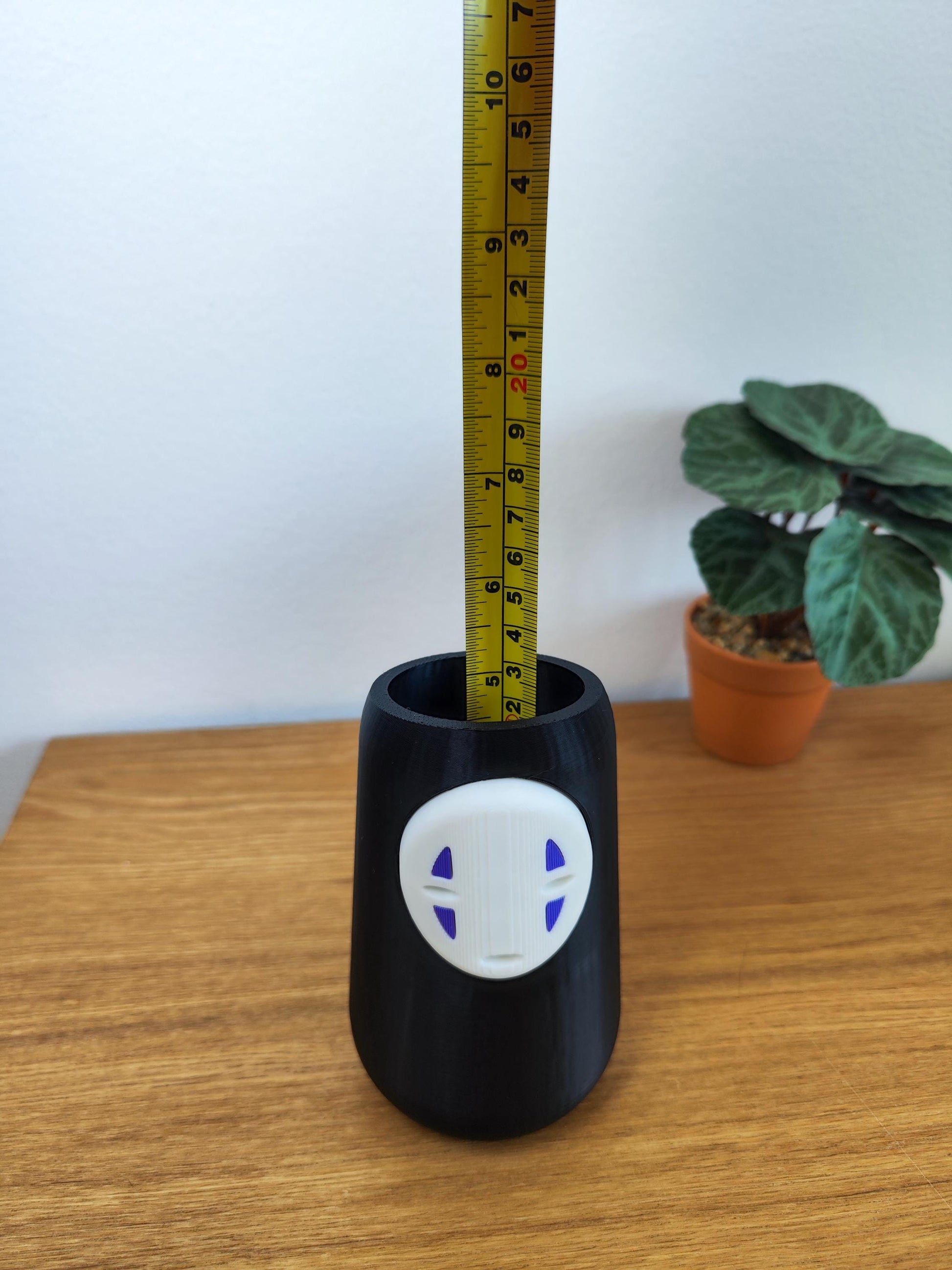 Vase Studio Ghibli, pot de fleur, no face ghibli, cadeau original, art, vase, vase décoration, kodama