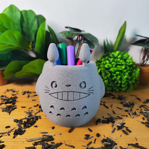 Vase Totoro, Ghibli, le voyage de Chihiro, Totoro, studio Ghibli, Kodama, Miyazaki, pot de fleur, noiraude