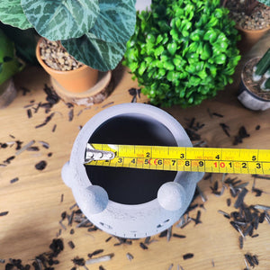 Vase Totoro, Ghibli, le voyage de Chihiro, Totoro, studio Ghibli, Kodama, Miyazaki, pot de fleur, noiraude