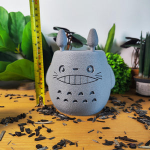 Vase Totoro, Ghibli, le voyage de Chihiro, Totoro, studio Ghibli, Kodama, Miyazaki, pot de fleur, noiraude